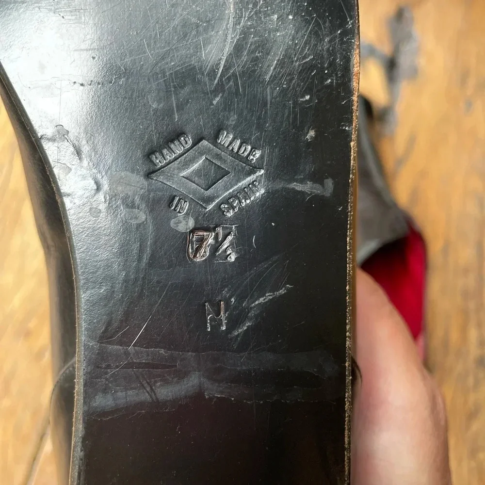 Donald Pliner Black Leather Women’s Loafers - Picture 7 of 9